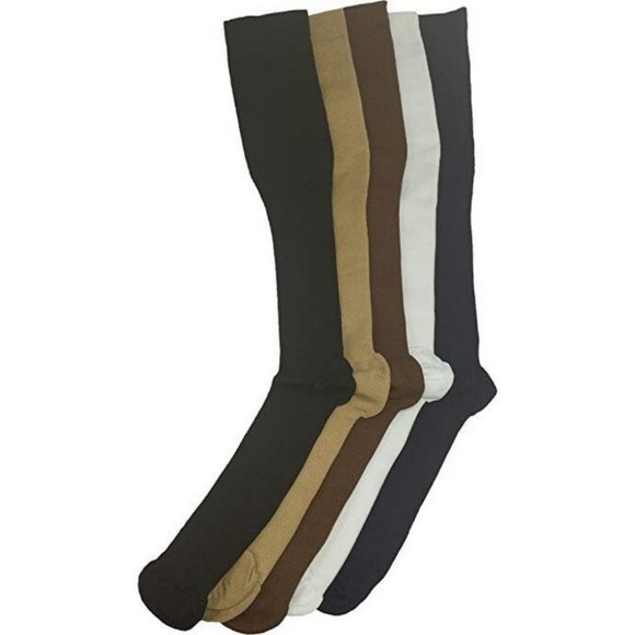 Black Large/X-Large Ladies Compression Socks, One - Picture 3 of 6